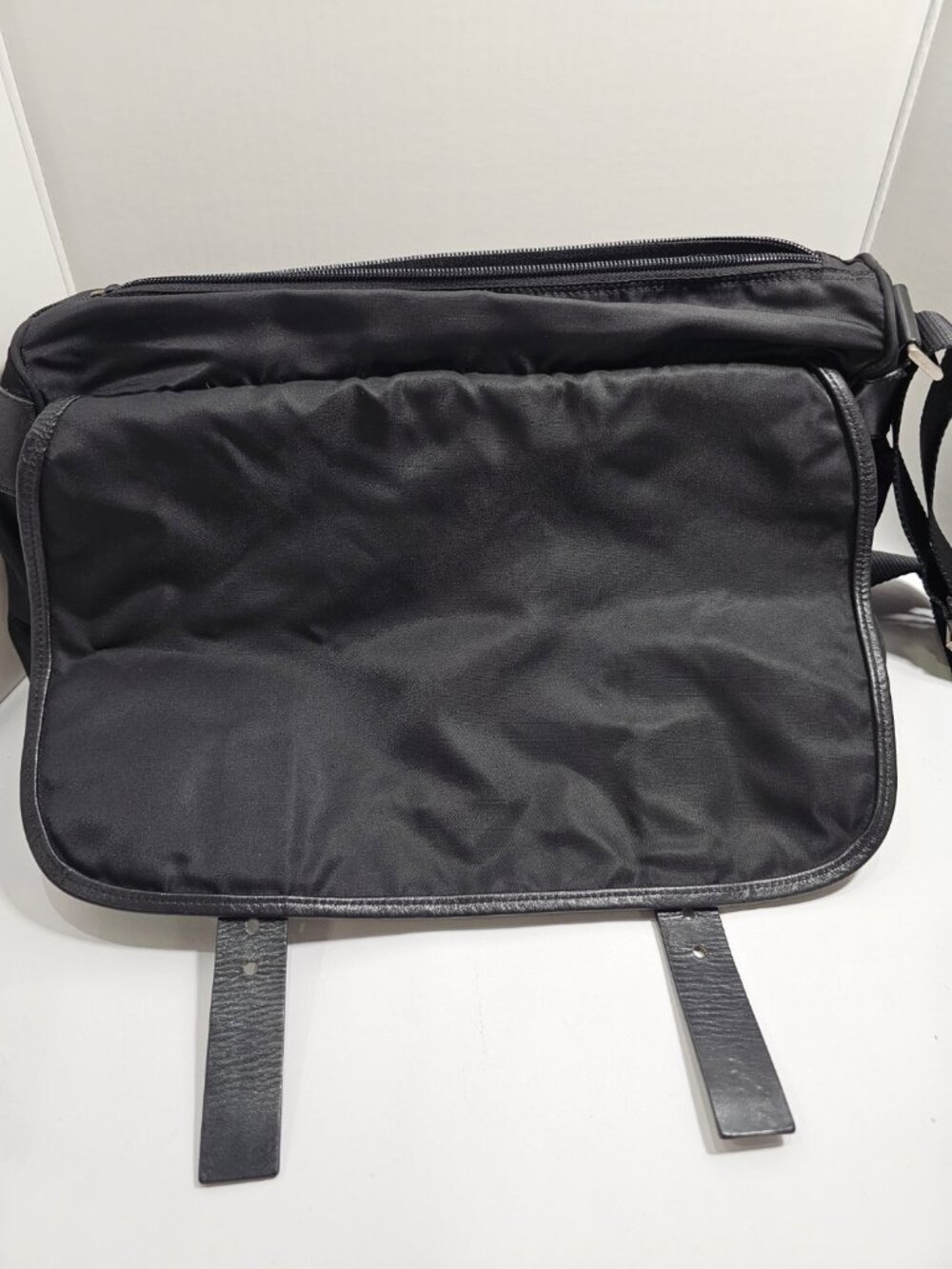 Authentic Prada BT0171 Vela Sport Nylon Messenger Bag – Nero (Black) - Picture 7 of 16
